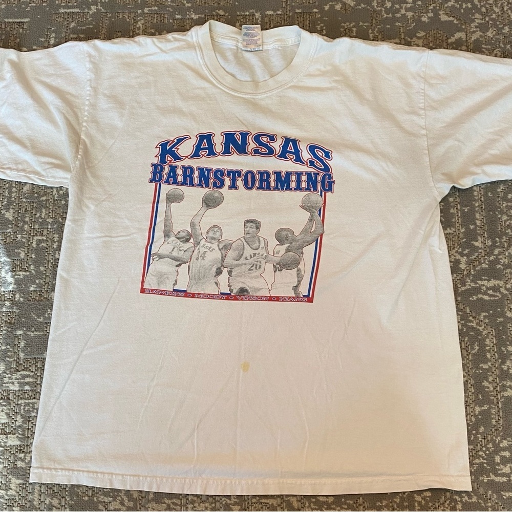 Kansas Barnstorming Shirt Men’s Size‎ XL Color White-Flaws